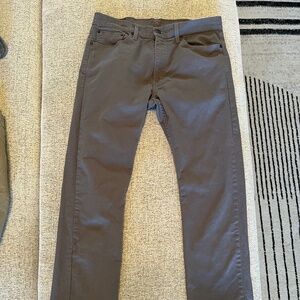 Men's Levis 513 Regular Jeans Straight - Gray - 34 / 30